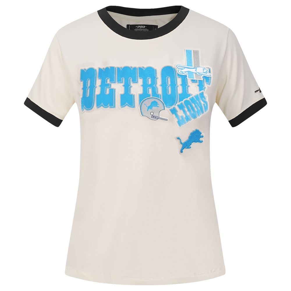 PLAYERA NFL DETROIT LIONS RETRO CASCADE PARA MUJER