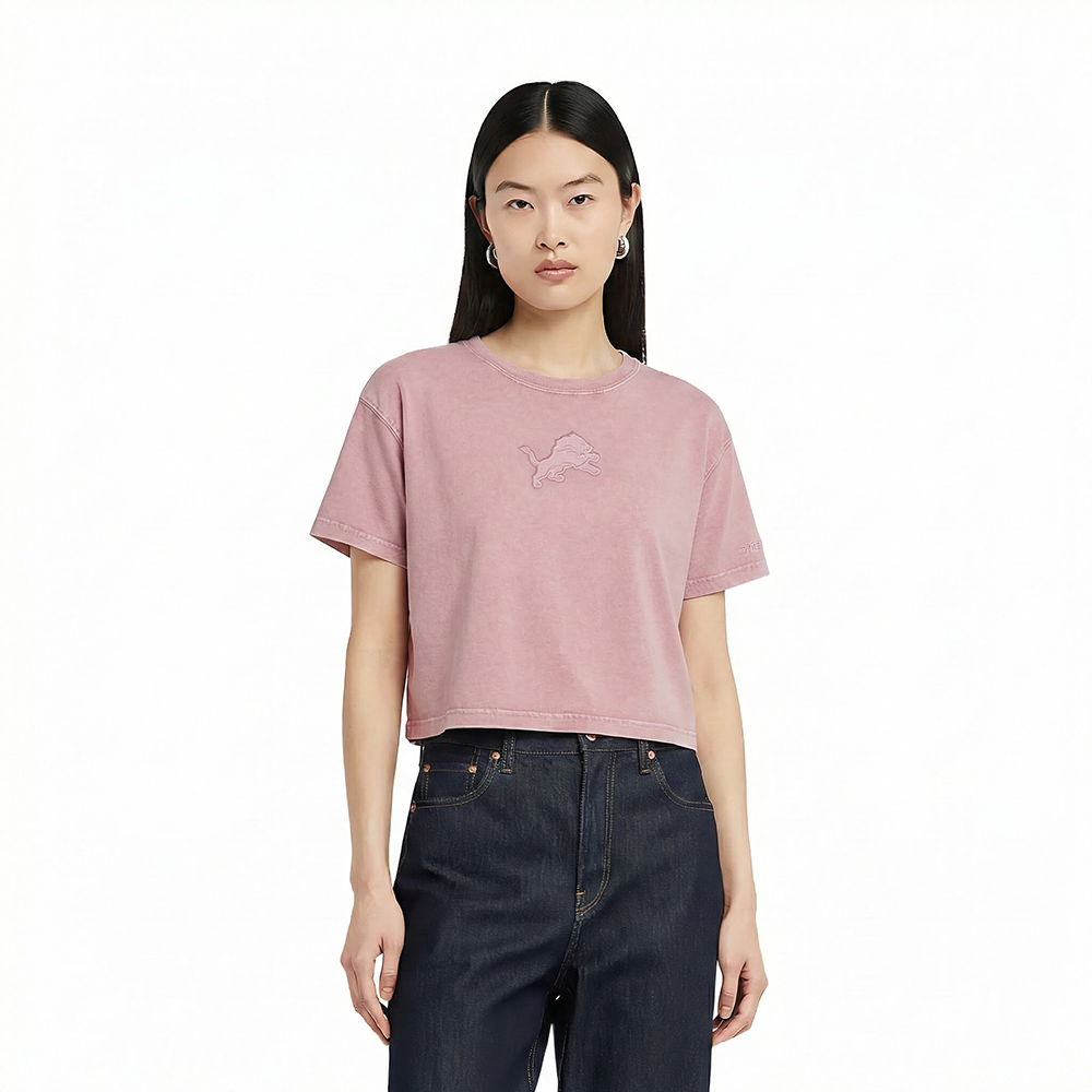 PLAYERA NFL DETROIT LIONS WASHED CLASSIC PARA MUJER