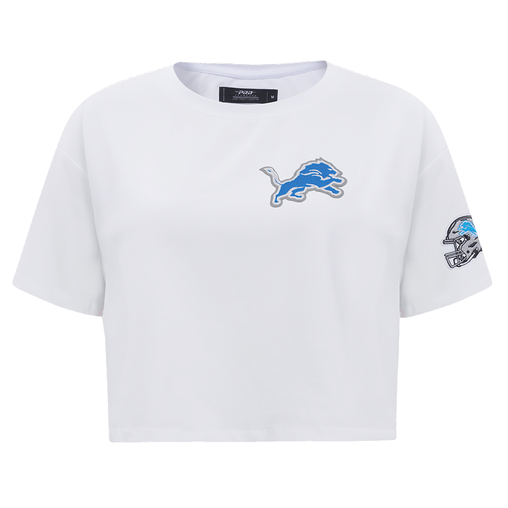 PLAYERA CROP NFL DETROIT LIONS CLASSIC ESSENTIALS PARA MUJER