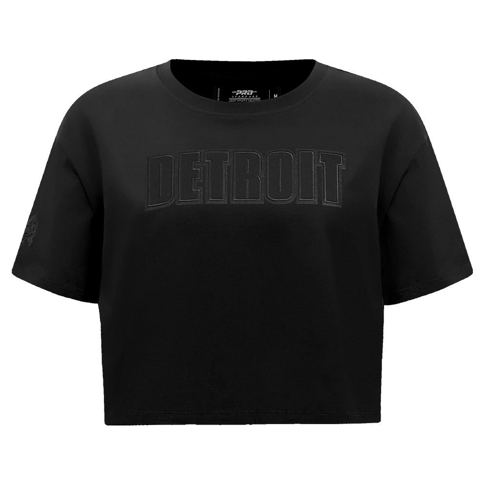 PLAYERA CROP NFL DETROIT LIONS NEUTRAL PARA MUJER