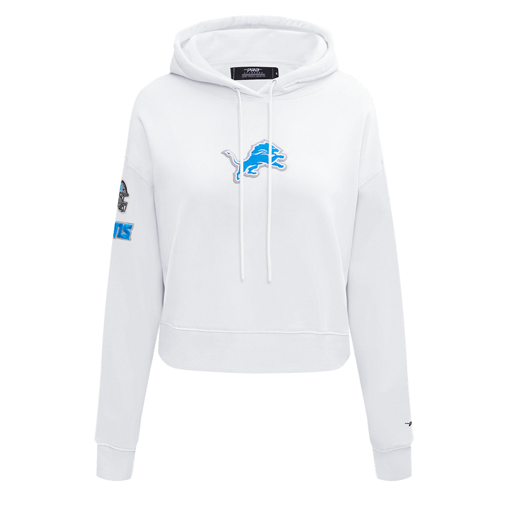 SUDADERA CON GORRO NFL DETROIT LIONS CLASSIC ESSENTIALS PARA MUJER