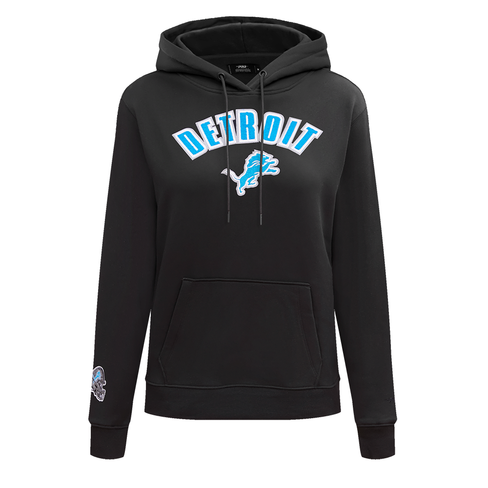 SUDADERA CON GORRO NFL DETROIT LIONS CLASSIC CHENILLE PARA MUJER