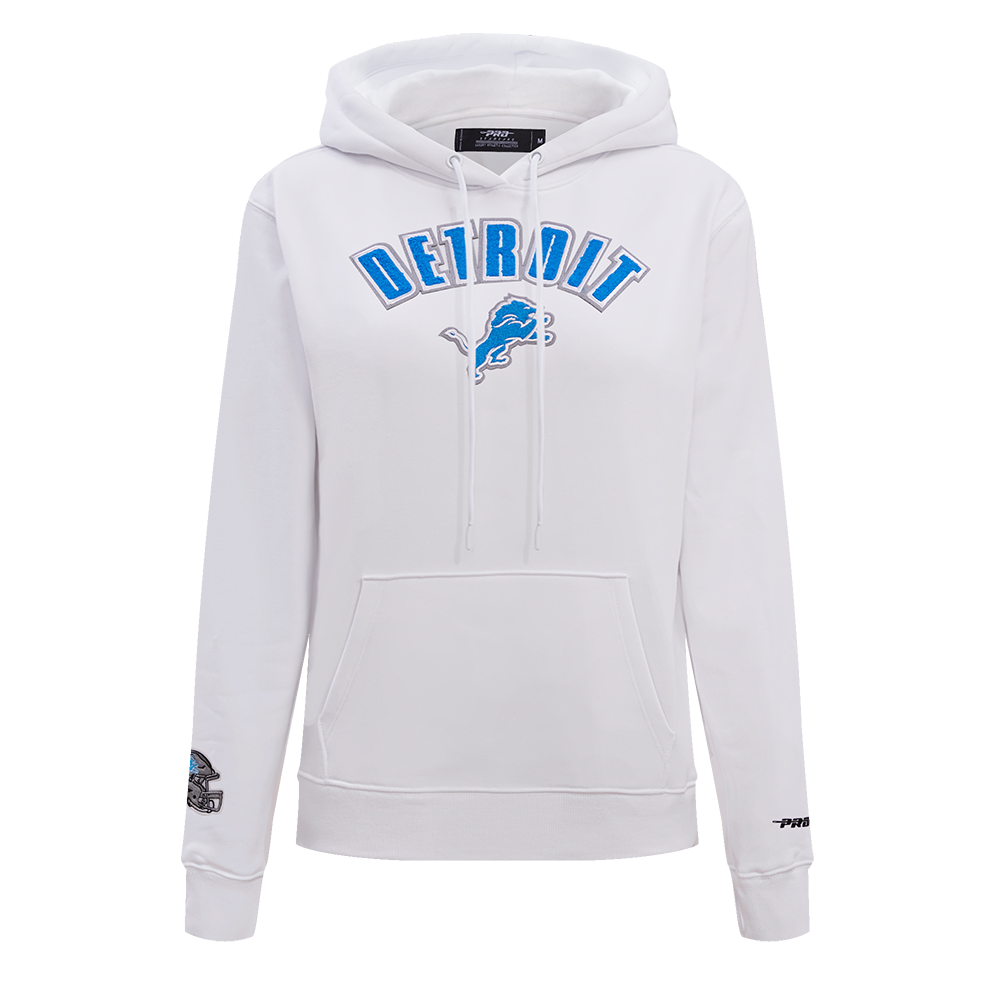 SUDADERA CON GORRO NFL DETROIT LIONS CLASSIC CHENILLE PARA MUJER