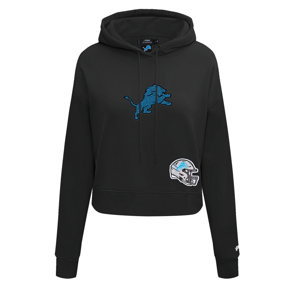 SUDADERA CON GORRO NFL DETROIT LIONS JEWELS PARA MUJER