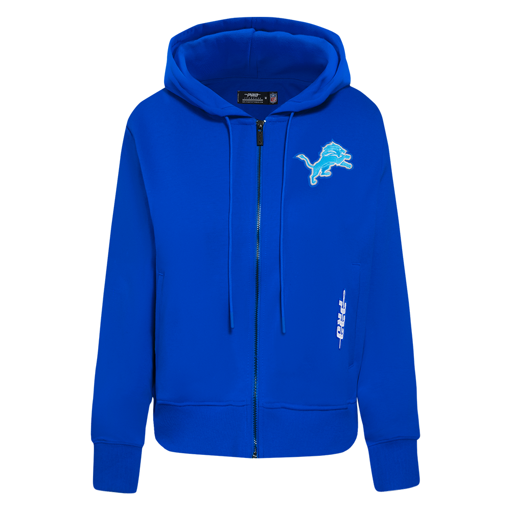 SUDADERA CON CIERRE NFL DETROIT LIONS CLASSIC ICON PARA MUJER