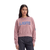 SUDADERA DE CUELLO REDONDO NFL DETROIT LIONS WASHED JEWELS PARA MUJER