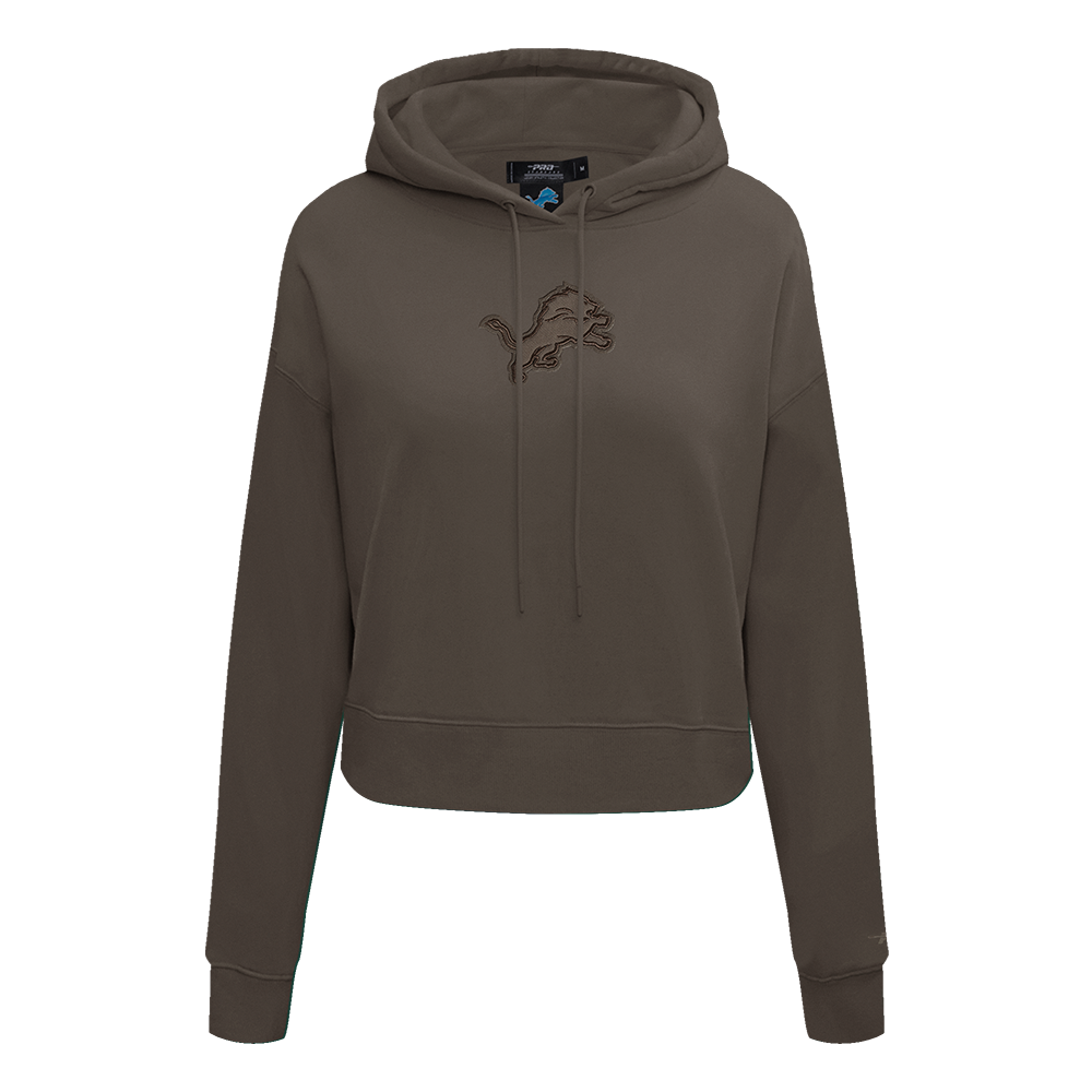 SUDADERA CON GORRO NFL DETROIT LIONS NEUTRAL PARA MUJER