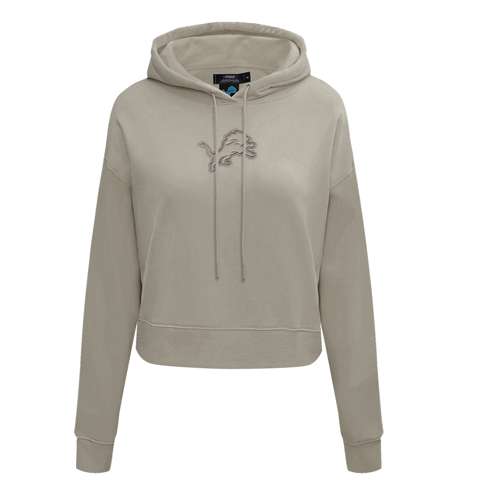 SUDADERA CON GORRO NFL DETROIT LIONS NEUTRAL PARA MUJER