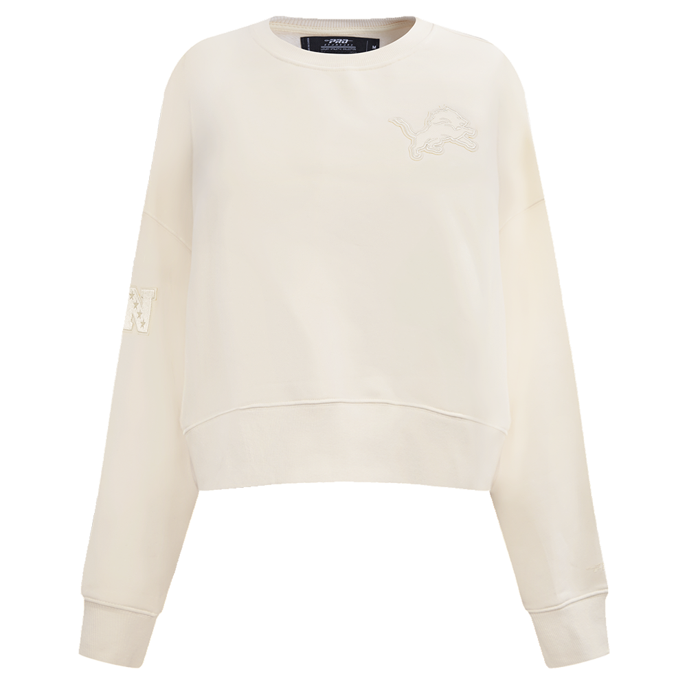 SUDADERA DE CUELLO REDONDO NFL DETROIT LIONS NEUTRAL PARA MUJER