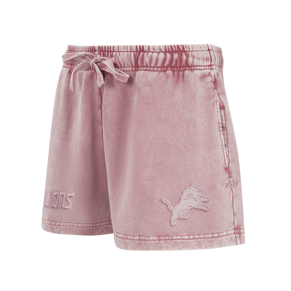 SHORTS DE ALGODÓN NFL DETROIT LIONS WASHED CLASSIC PARA MUJER