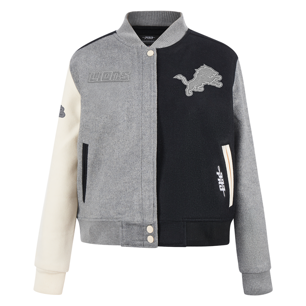 CHAMARRA UNIVERSITARIA NFL DETROIT LIONS REVERSE FRENCH TERRY PARA MUJER