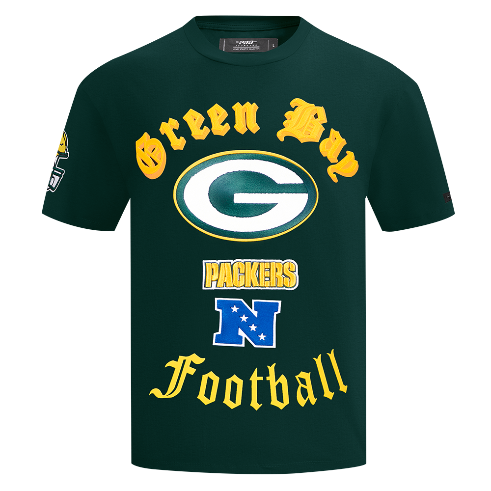 PLAYERA NFL GREEN BAY PACKERS OLD ENGLISH