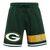 SHORTS DE BASQUETBOL NFL GREEN BAY PACKERS CLASSIC CHENILLE
