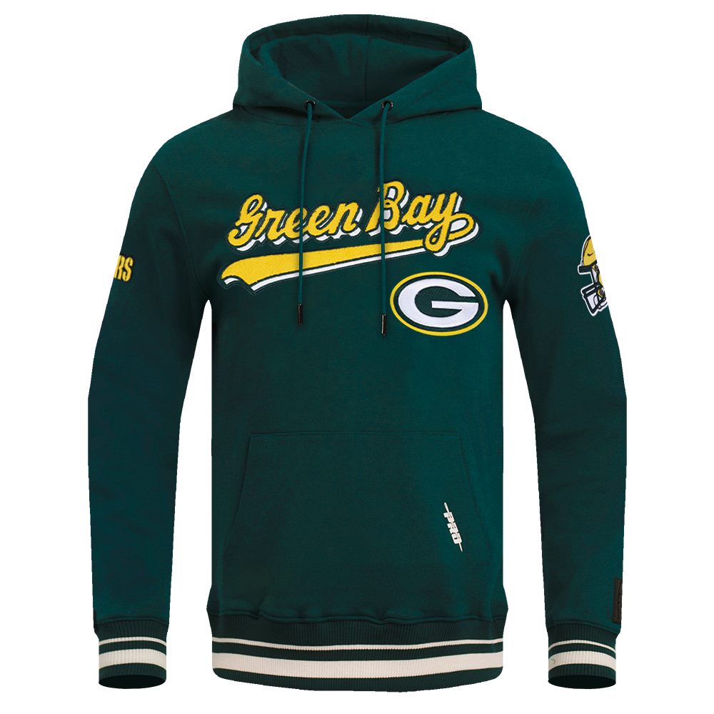 SUDADERA CON GORRO NFL GREEN BAY PACKERS SCRIPT TAIL