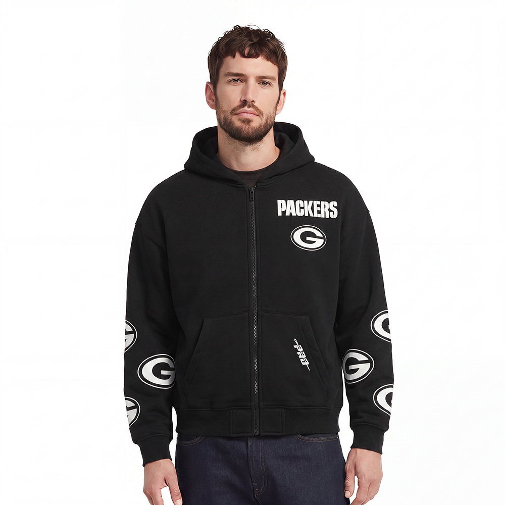 SUDADERA CON CIERRE NFL GREEN BAY PACKERS ALL PRO