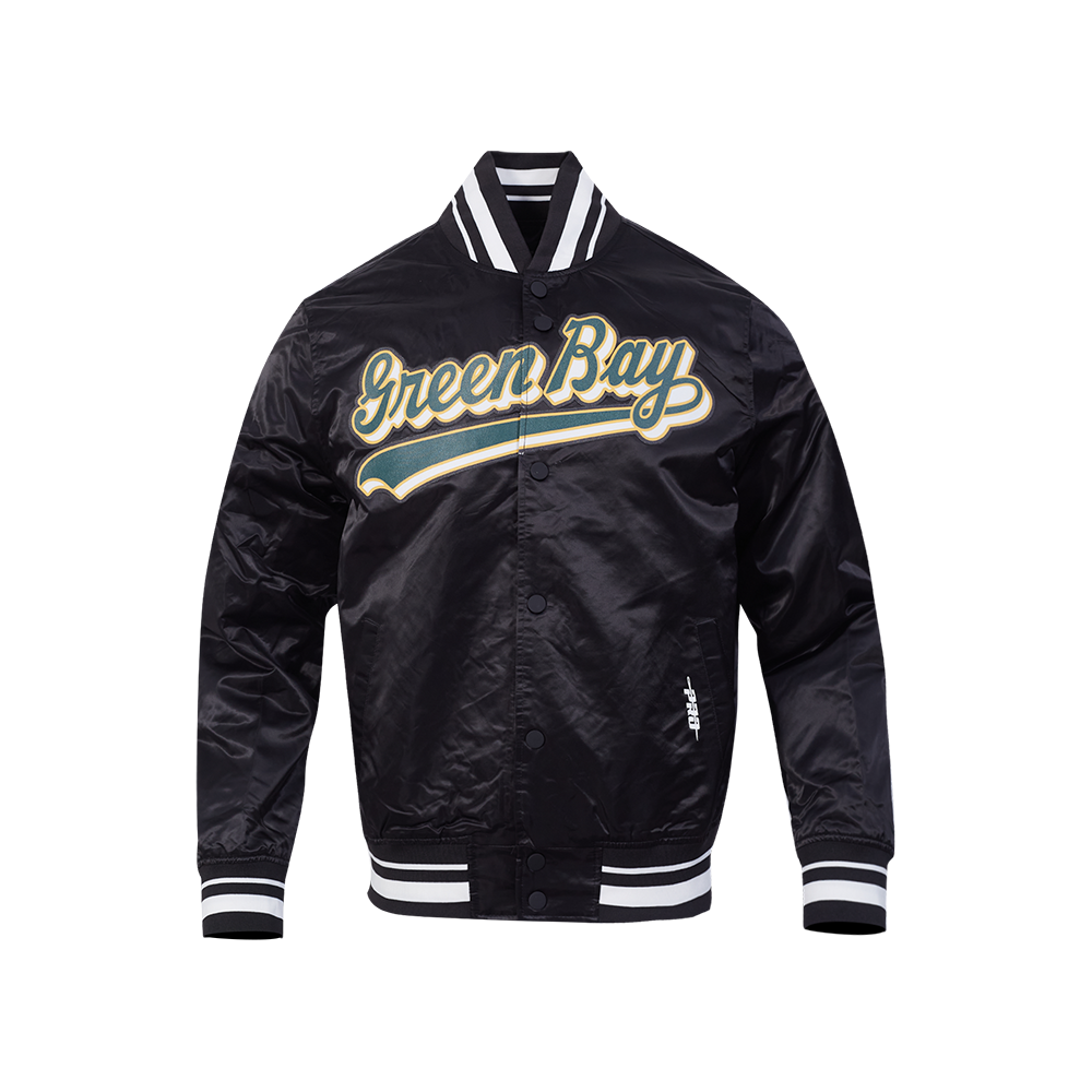 CHAMARRA DE SATÍN NFL GREEN BAY PACKERS SCRIPT TAIL