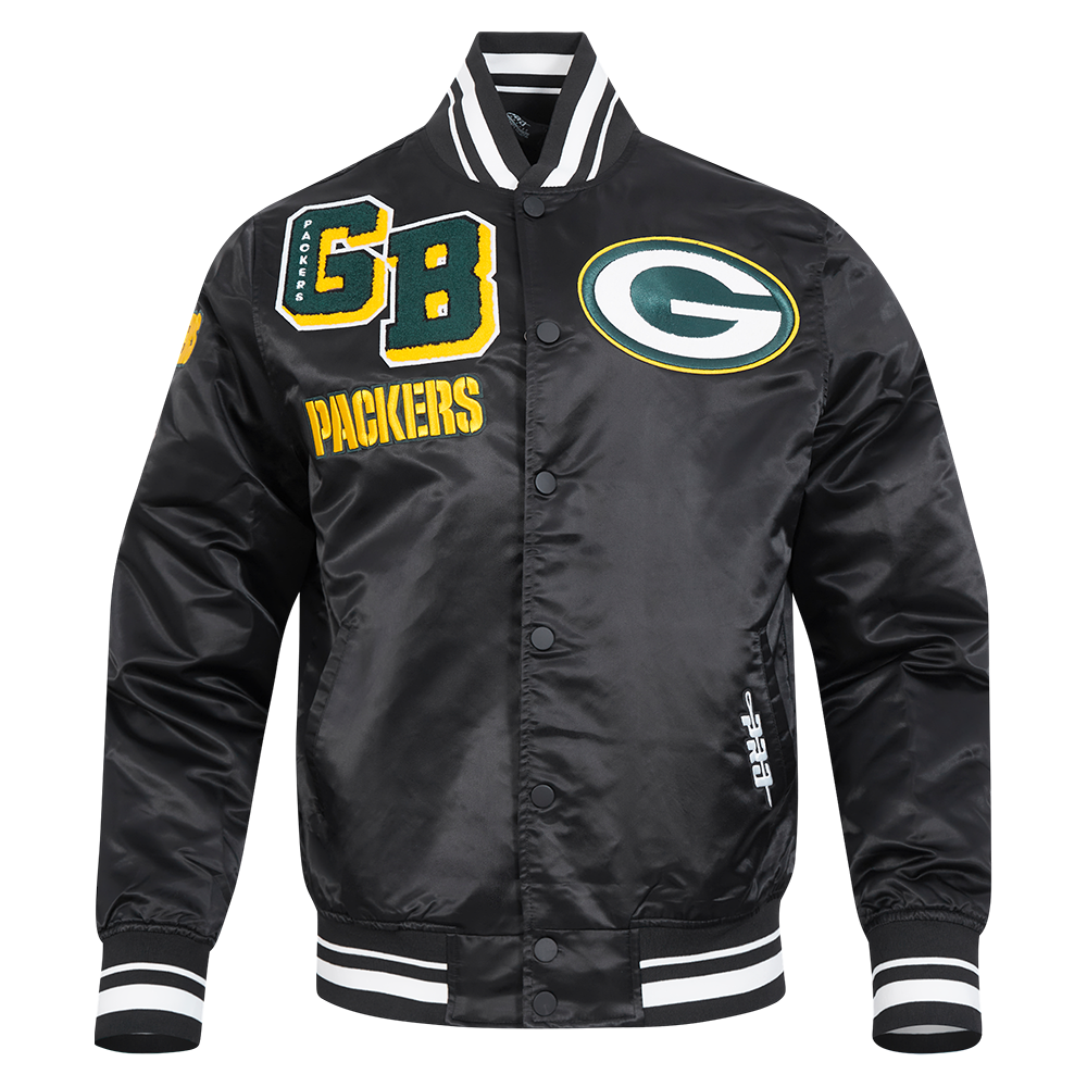 CHAMARRA DE SATÉN NFL GREEN BAY PACKERS MASH UP