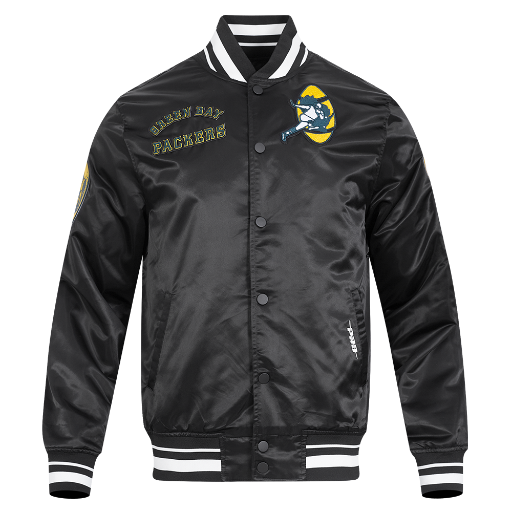 CHAMARRA DE SATÍN NFL GREEN BAY PACKERS RETRO CLASSICS