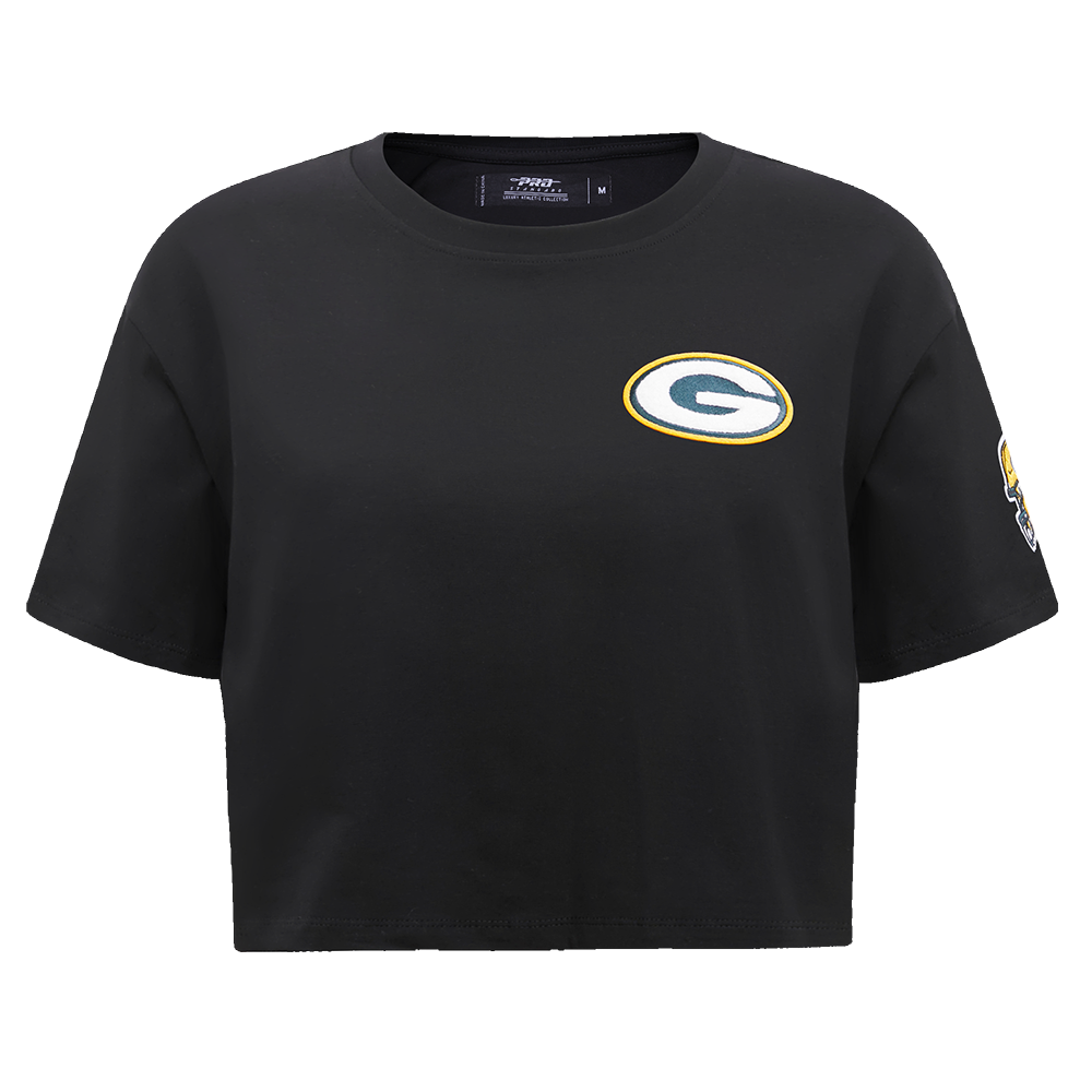 PLAYERA CROP NFL GREEN BAY PACKERS CLASSIC CHENILLE PARA MUJER