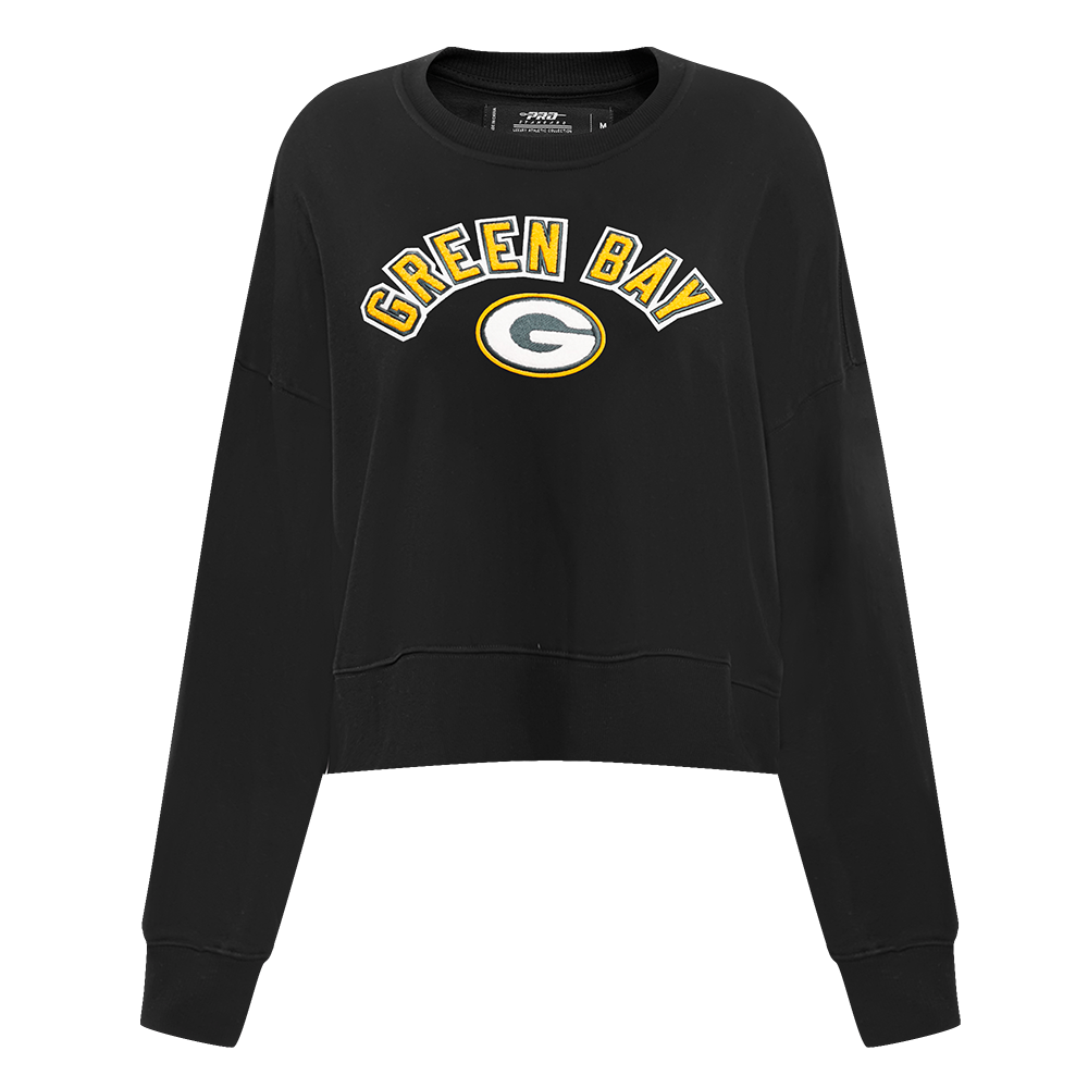 SUDADERA DE CUELLO REDONDO NFL GREEN BAY PACKERS CLASSIC CHENILLE PARA MUJER