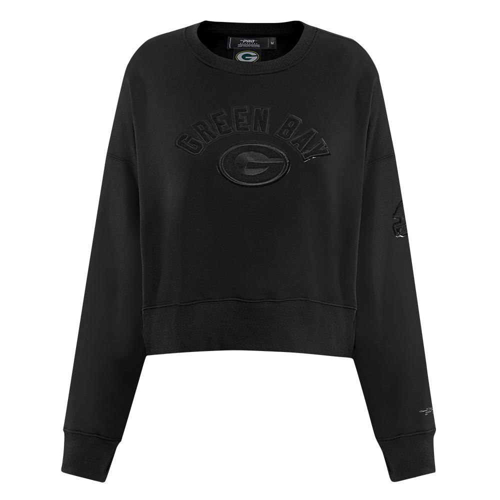 SUDADERA DE CUELLO REDONDO NFL GREEN BAY PACKERS CLASSIC 3BK PARA MUJER