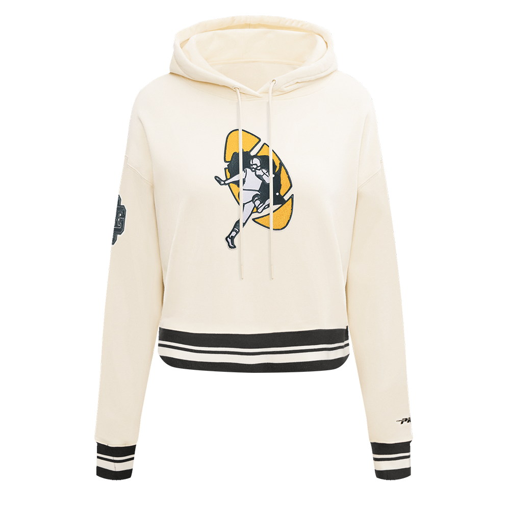 SUDADERA CON GORRO NFL GREEN BAY PACKERS RETRO CLASSICS PARA MUJER