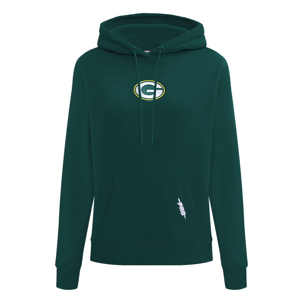 SUDADERA CON GORRO NFL GREEN BAY PACKERS CLASSIC ICON PARA MUJER