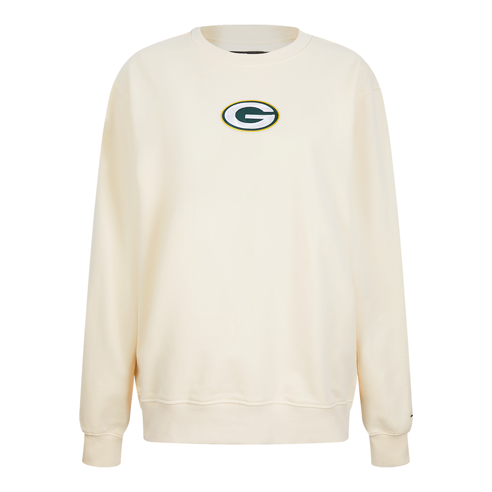 SUDADERA DE CUELLO REDONDO NFL GREEN BAY PACKERS CLASSIC ICON PARA MUJER