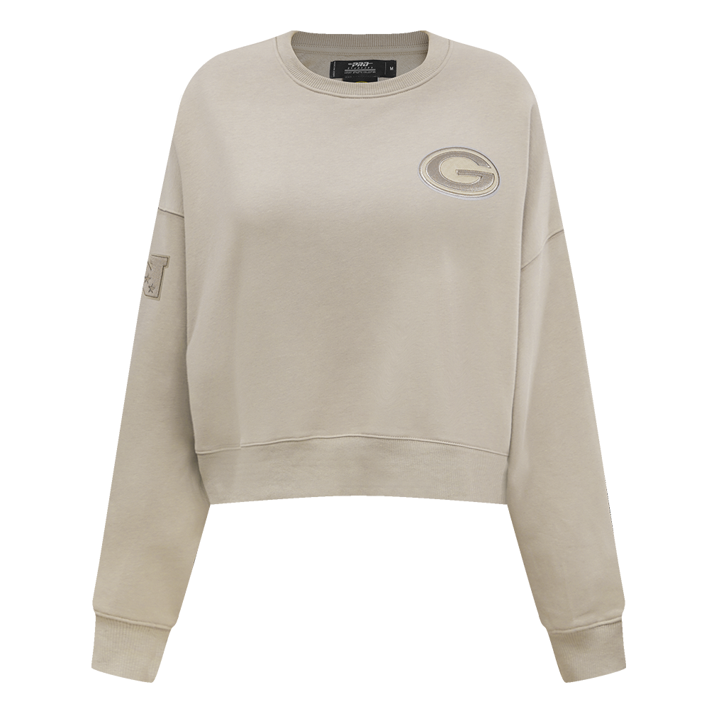 SUDADERA DE CUELLO REDONDO NFL GREEN BAY PACKERS NEUTRAL PARA MUJER