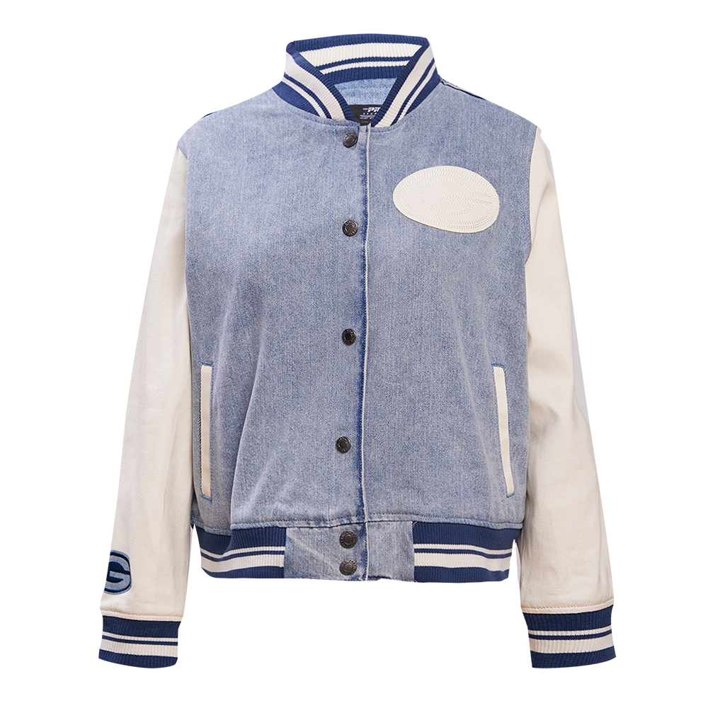 CHAMARRA UNIVERSITARIA NFL GREEN BAY PACKERS VARSITY BLUES PARA MUJER