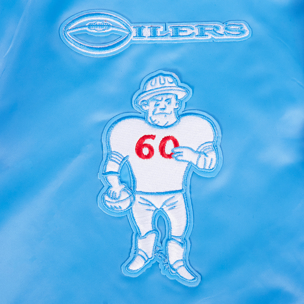 Nfl Pilers CHAMARRA DE SATÍN NFL HOUSTON OILERS RETRO CLASSICS – Pro Standard México