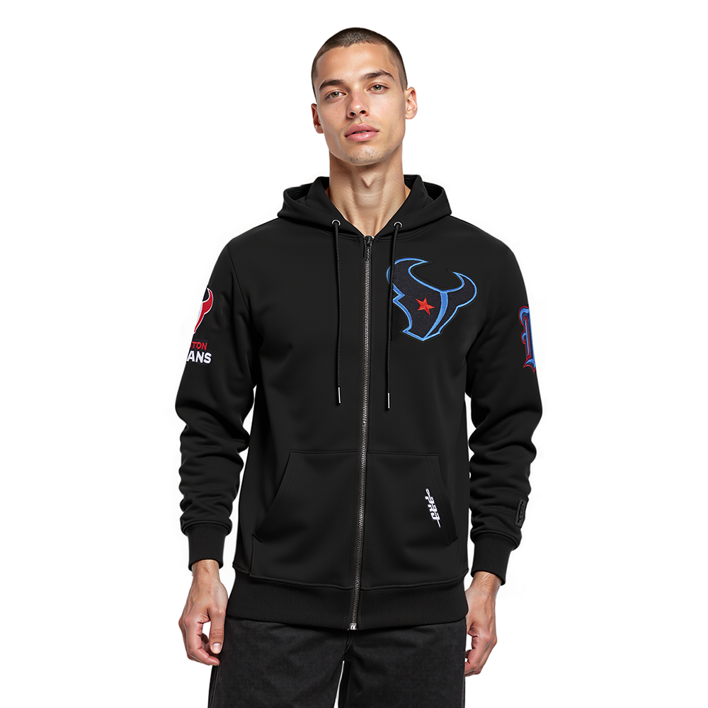 SUDADERA CON CIERRE NFL HOUSTON TEXANS CLASSIC CHENILLE
