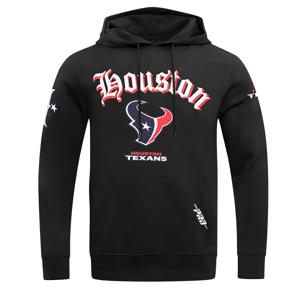 SUDADERA CON GORRO NFL HOUSTON TEXANS OLD ENGLISH