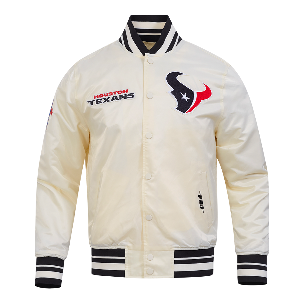 CHAMARRA DE SATIN NFL HOUSTON TEXANS RETRO CLASSICS