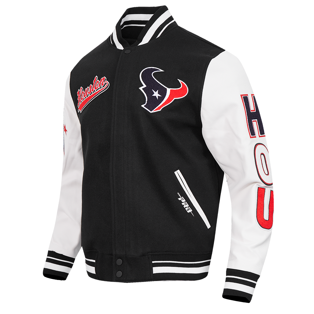 CHAMARRA UNIVERSITARIA NFL HOUSTON TEXANS SCRIPT TAIL