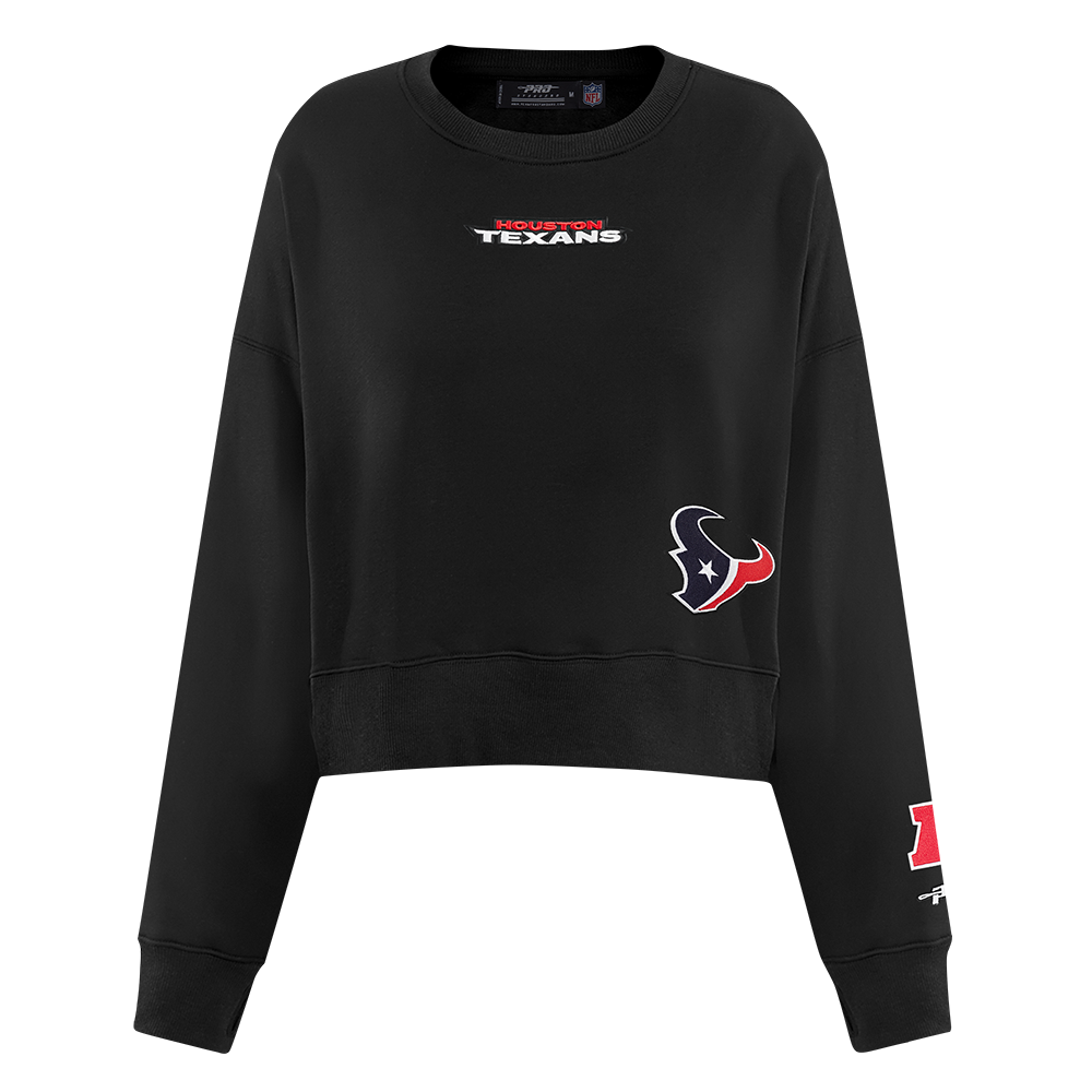 SUDADERA DE CUELLO REDONDO NFL HOUSTON TEXANS WINGSPAN PARA MUJER