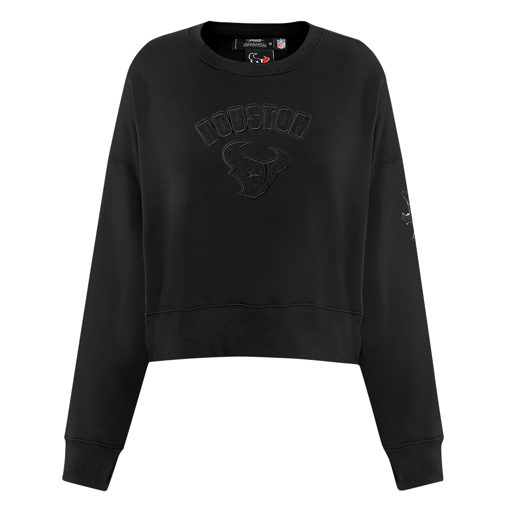 SUDADERA DE CUELLO REDONDO NFL HOUSTON TEXANS CLASSIC 3BK PARA MUJER