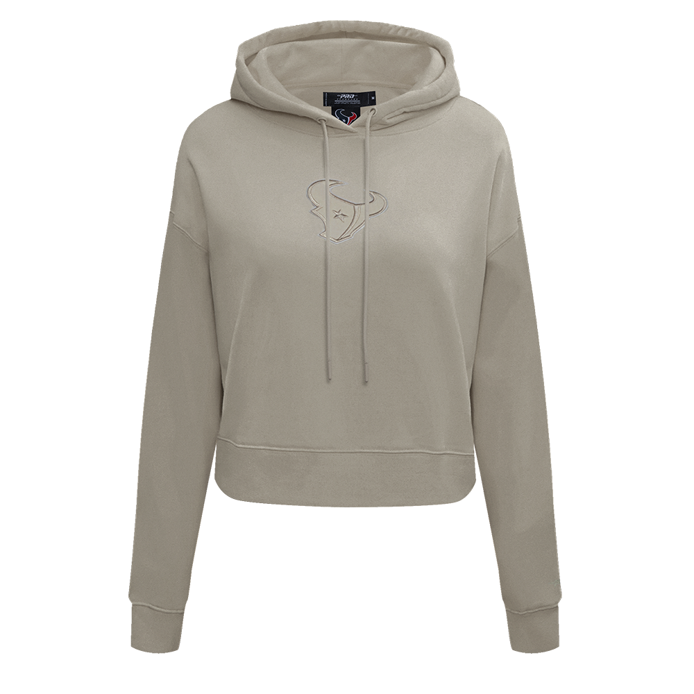 SUDADERA CON GORRO NFL HOUSTON TEXANS NEUTRAL PARA MUJER