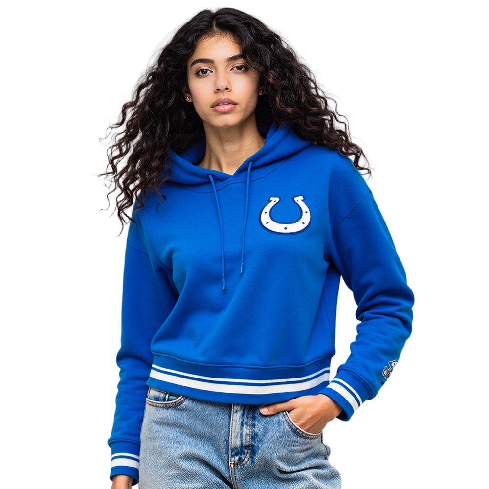 SUDADERA CON GORRO NFL INDIANAPOLIS COLTS MASH UP PARA MUJER
