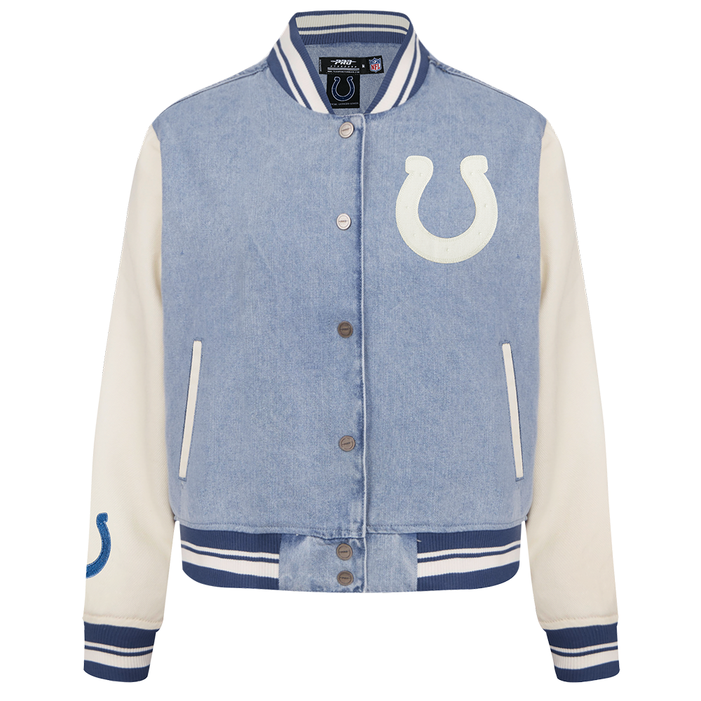 CHAMARRA UNIVERSITARIA NFL INDIANAPOLIS COLTS VARSITY BLUES PARA MUJER