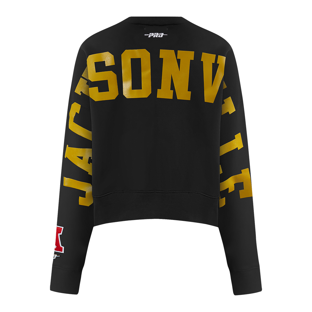 SUDADERA DE CUELLO REDONDO NFL JACKSONVILLE JAGUARS WINGSPAN PARA MUJER