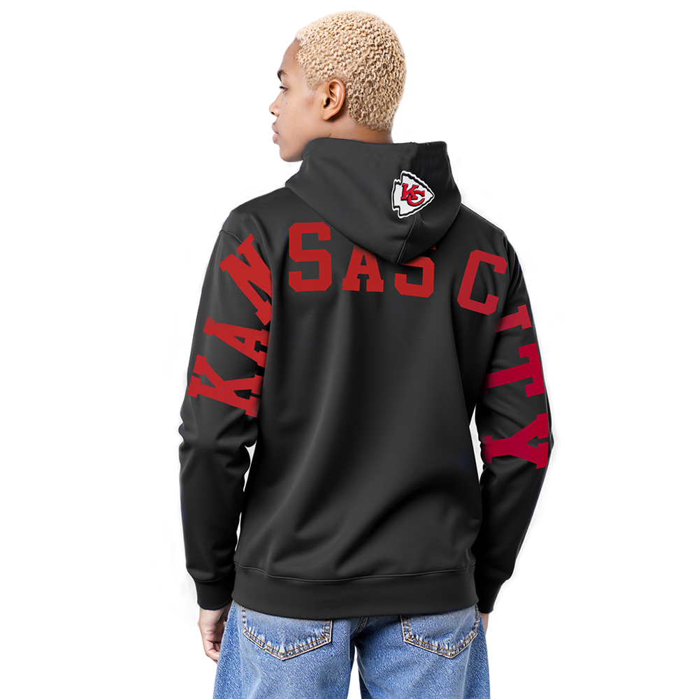 SUDADERA CON GORRO NFL KANSAS CITY CHIEFS WINGSPAN