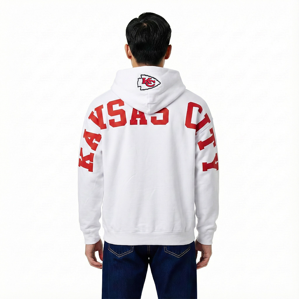 SUDADERA CON GORRO NFL KANSAS CITY CHIEFS WINGSPAN