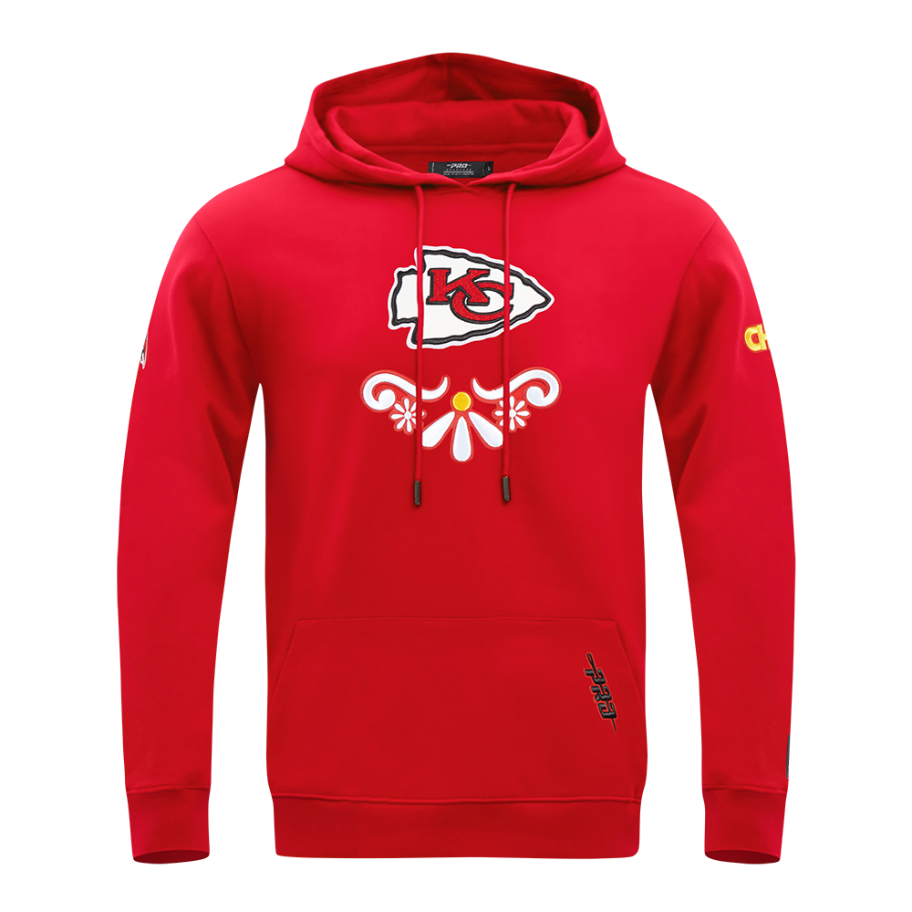 SUDADERA CON GORRO NFL KANSAS CITY CHIEFS SUGAR SKULL