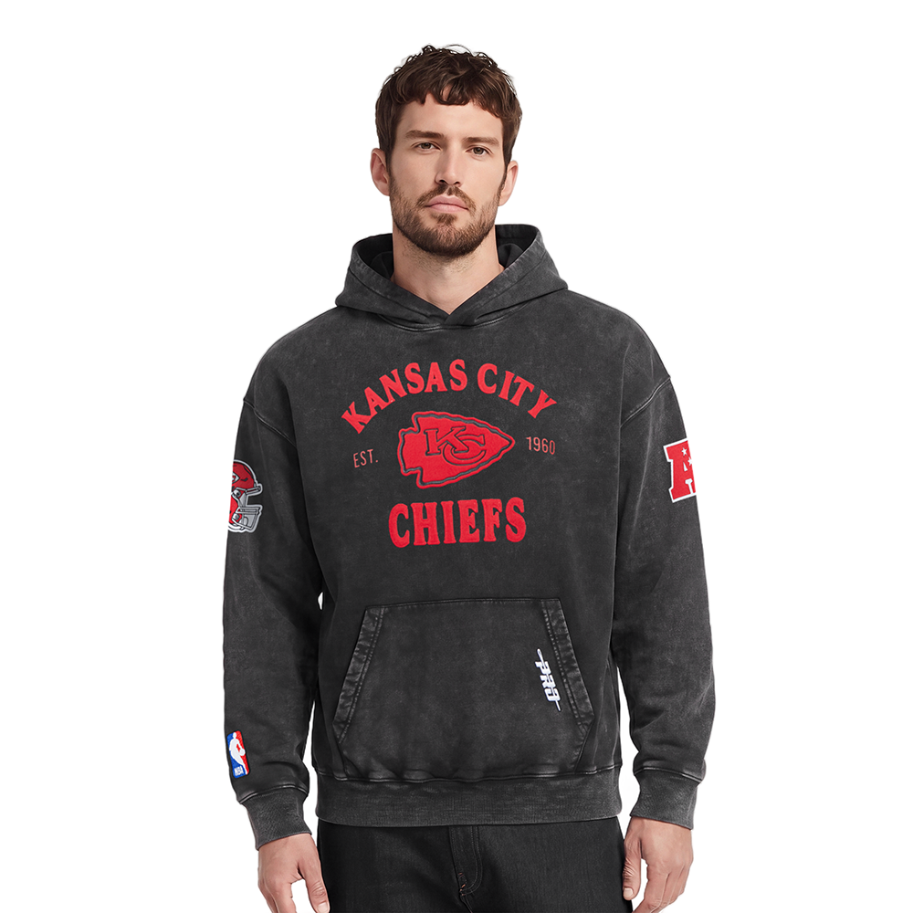 SUDADERA CON GORRO NFL KANSAS CITY CHIEFS FIRST TEAM