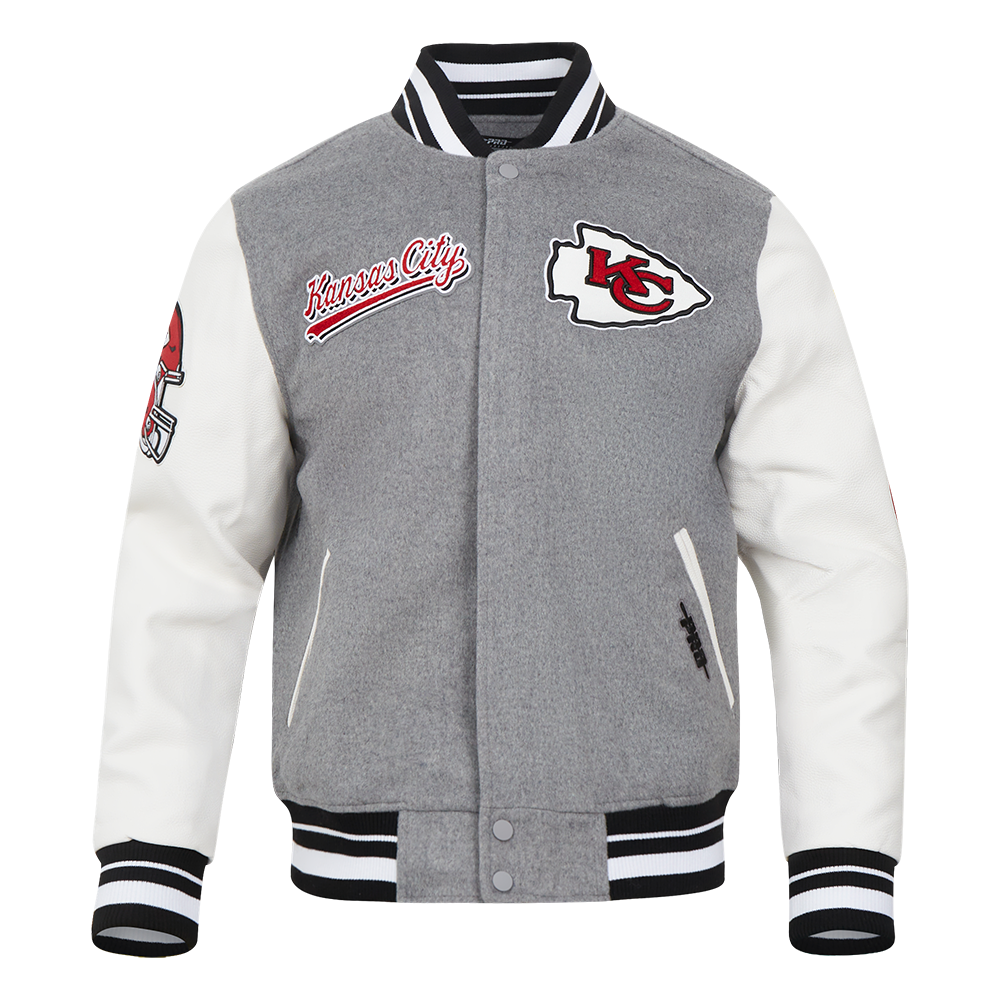 CHAMARRA UNIVERSITARIA NFL KANSAS CITY CHIEFS SCRIPT TAIL