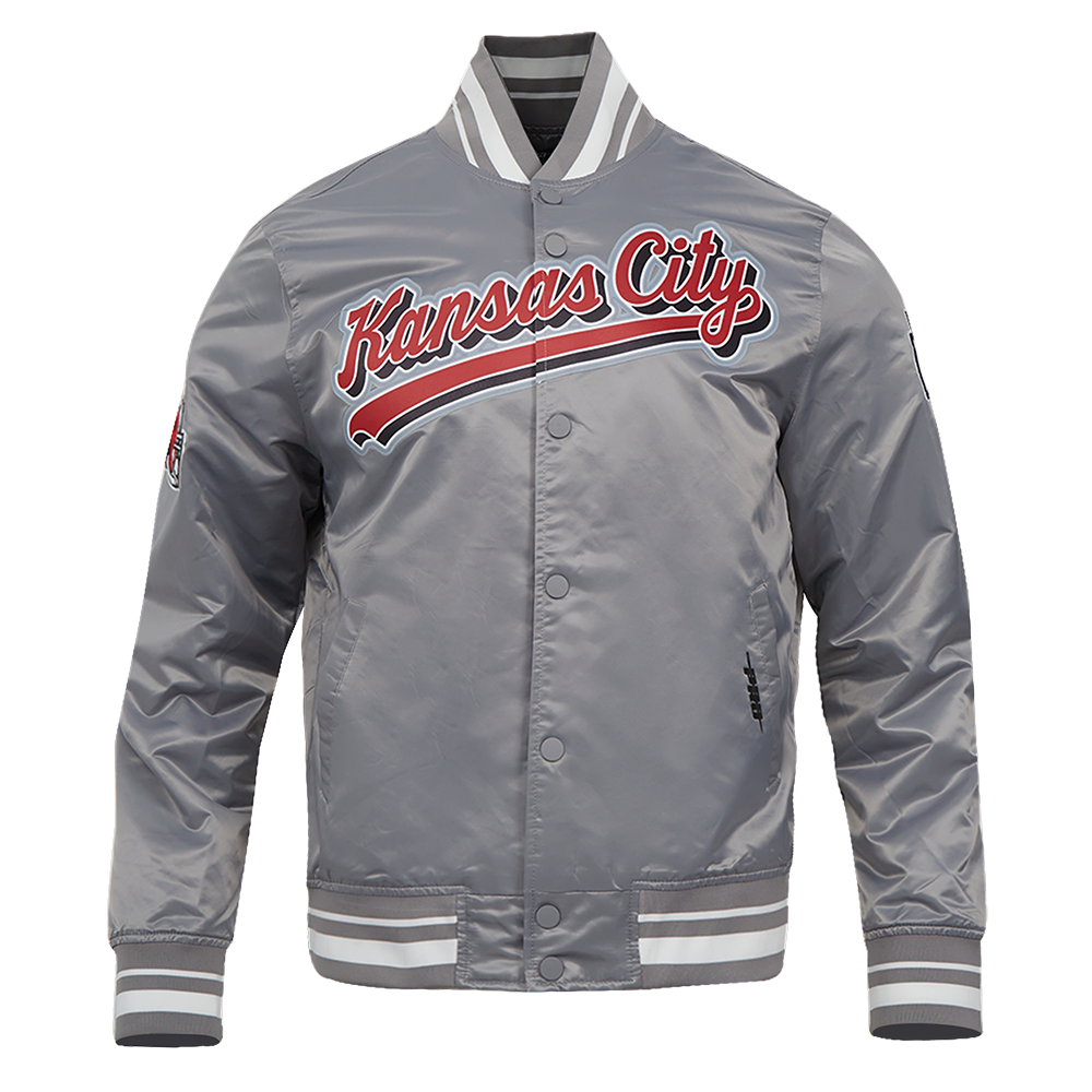 CHAMARRA DE SATÍN NFL KANSAS CITY CHIEFS SCRIPT TAIL