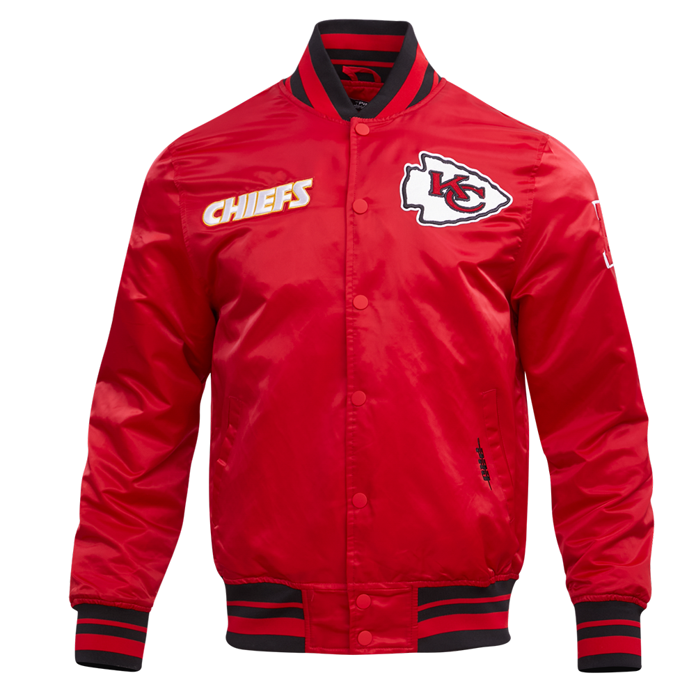 CHAMARRA DE SATÉN NFL KANSAS CITY CHIEFS RETRO CLASSICS