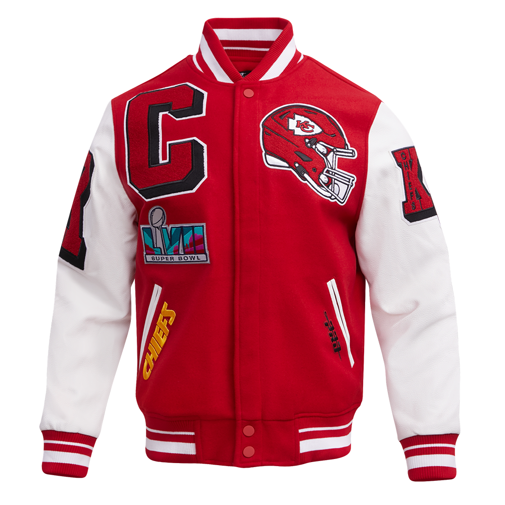 CHAMARRA UNIVERSITARIA NFL KANSAS CITY CHIEFS MASH UP