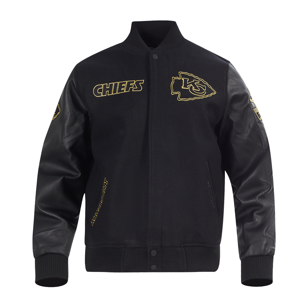 CHAMARRA UNIVERSITARIA NFL KANSAS CITY CHIEFS BLACK&GOLD